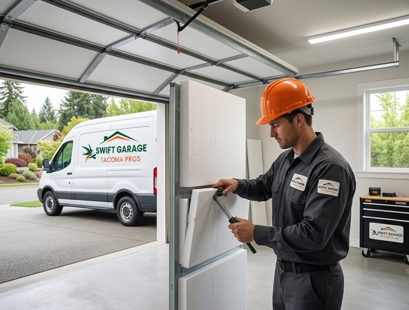 Insulated Garage Door Installation in Tacoma