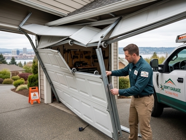 Off Track Garage Door Repair in Tacoma