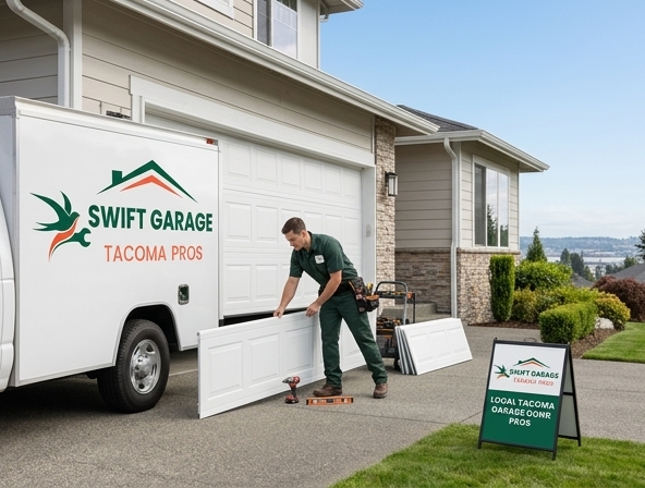 Garage Door Panel Replacement in Tacoma